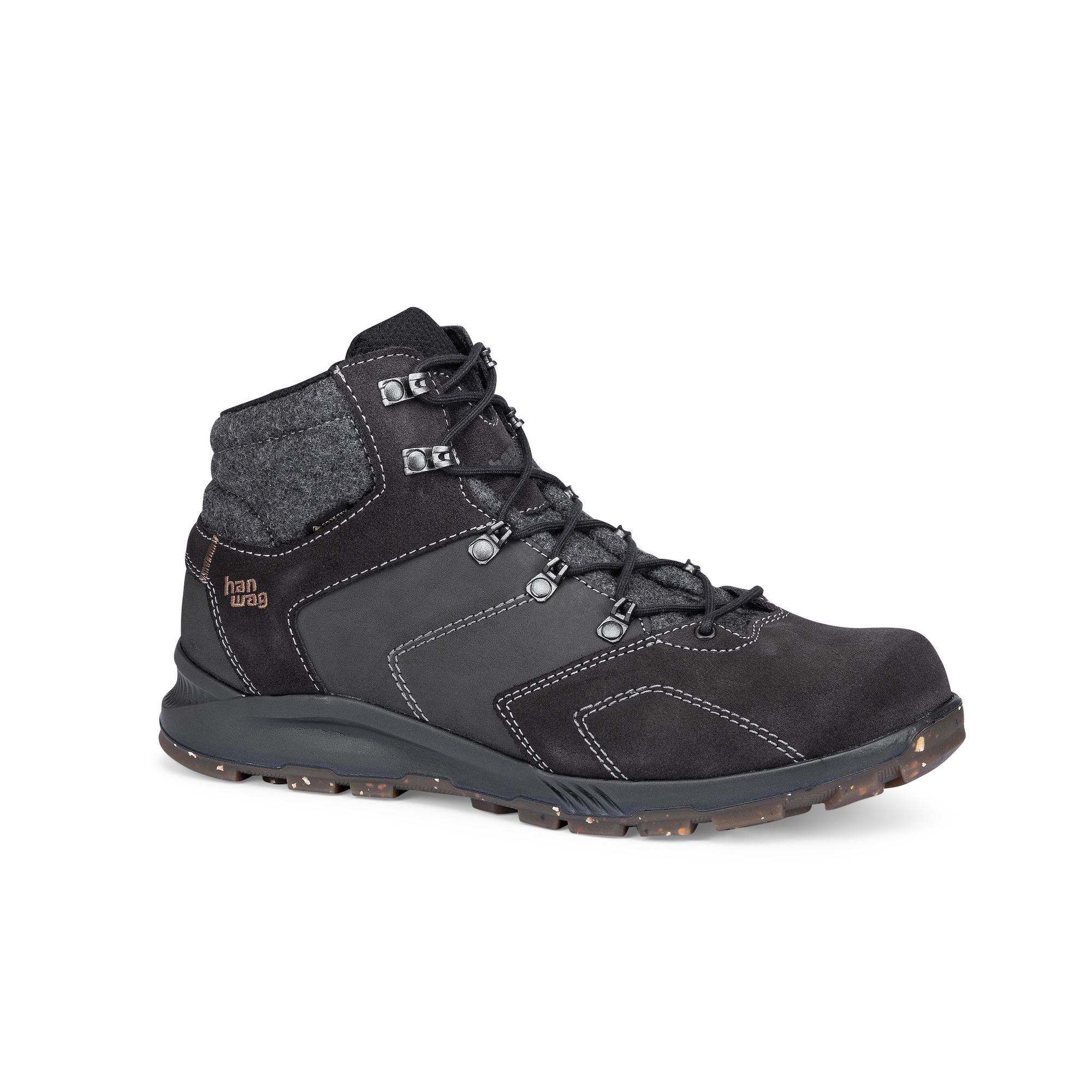 Hanwag Men's Araio Mid GTX Winter Boots Deep Grey/Deep Grey DEBRV9387